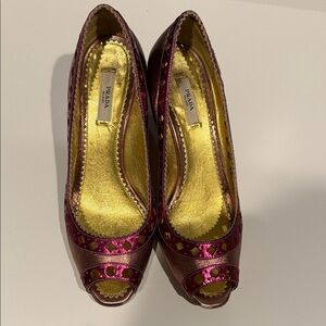 Prada Women's Pink and Purple Heels